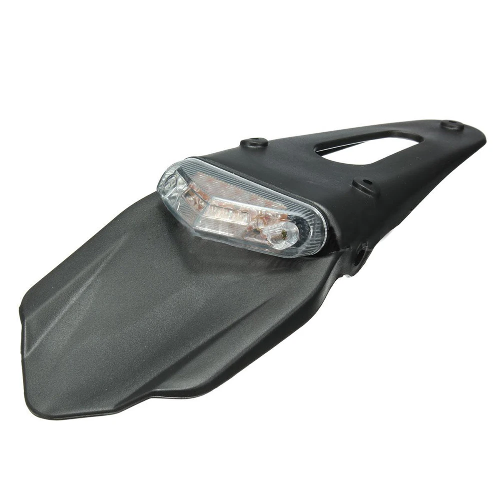 12V Universal Motorcycle Enduro Trial Dirt Bike Fender LED Stop Rear