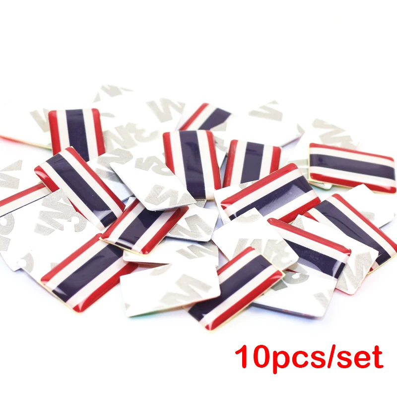

10pcs/lot New Car styling Thailand small Decorative Badge Hub caps Steering wheel for Fiat abarth Lancia Lada Car Emblem Sticker