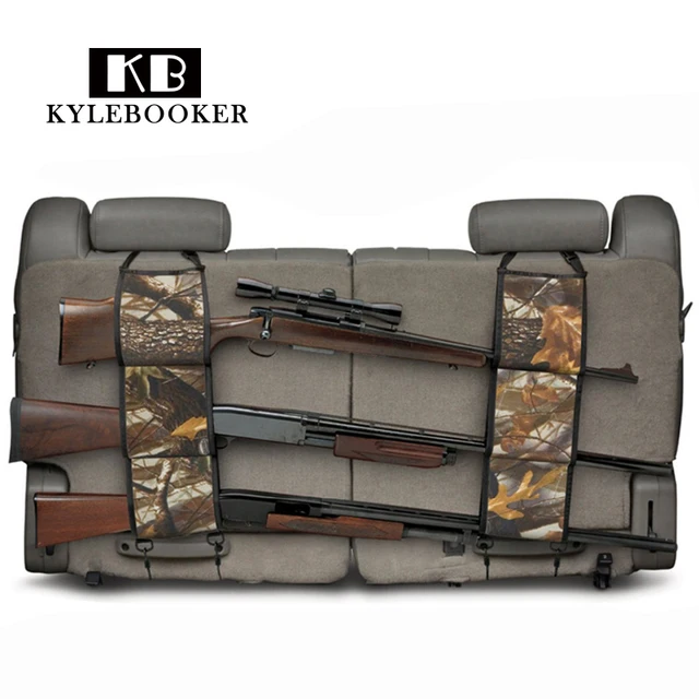 Front Seat Storage Gun sling Bag Car Seat Back Shotgun Rifle Rack Case