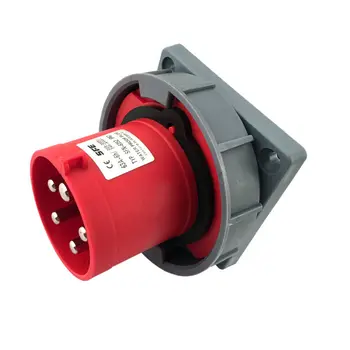 

63A 5Pin Novel industrial implement hide direct socket connector SFN-6352 concealed installation 220-380V/240-415V~3P+E IP67