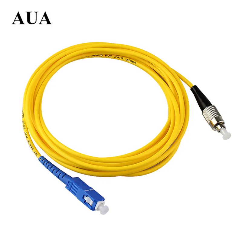 10PCS/lot FC SC single core fiber single mode Fiber optic jumper cable ...