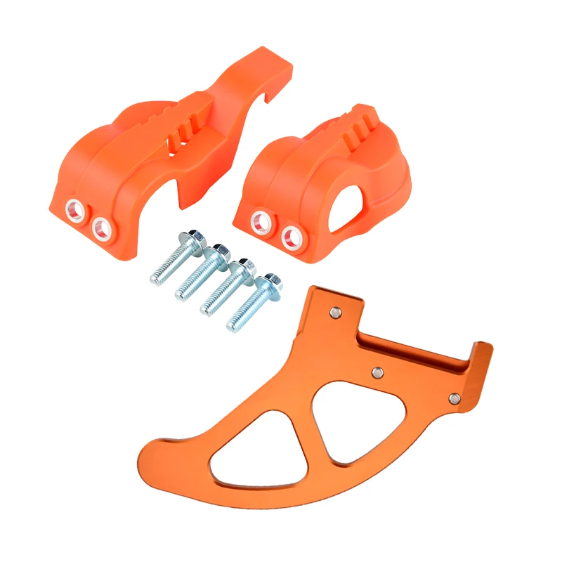 Wp Fork Leg Shoe Guard Cover Rear Brake Disc Protector For Ktm Exc Sx