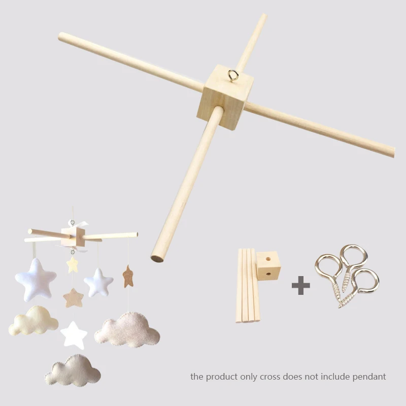 1Set Mobile Baby Hanger Baby Mobile Crib Hanger Frame Mobile DIY Crafts