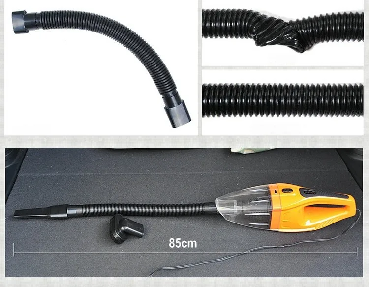 Vácuo do Carro Portátil de Carro Coletor de pó de Limpeza Dual-utilização de Sucção Aspirador de po Mais Limpo Super 12 v 120 w Wet & Dry 13 High Quality po po