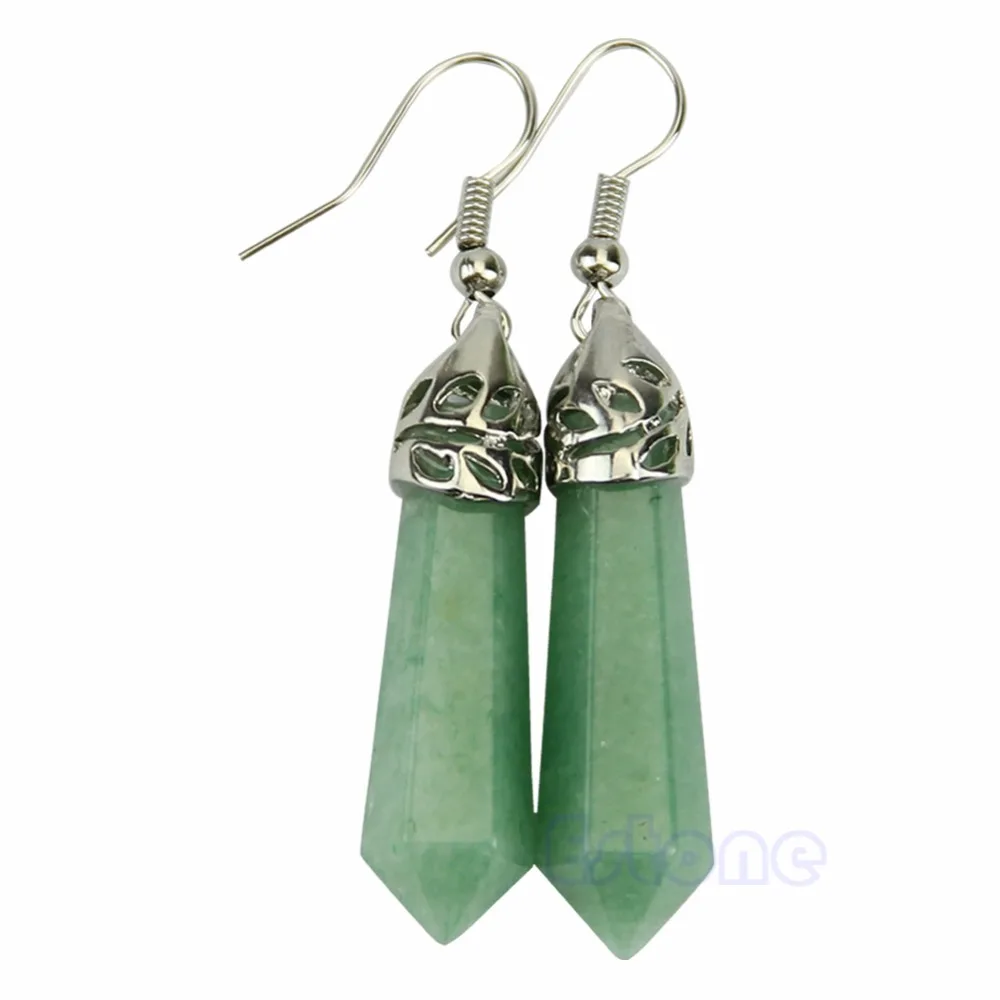 

Stylish Drop Earrings Beads Ladies Hexagonal Pendulum Dangle Earring Eardrop m15