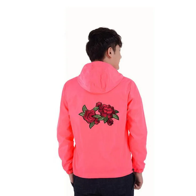 pink США весна лето розовый жакет китайский стиль пальто американский размер XS-XXXL - Цвет: pink