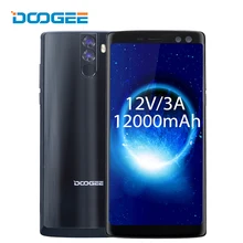 DOOGEE BL12000 Pro Smartphone 6.0″ 18:9 FHD+ Octa Core Android 7.0 6GB RAM 64GB ROM 16.0MP 12000mAh 4 Camera OTG 4G Mobile Phone