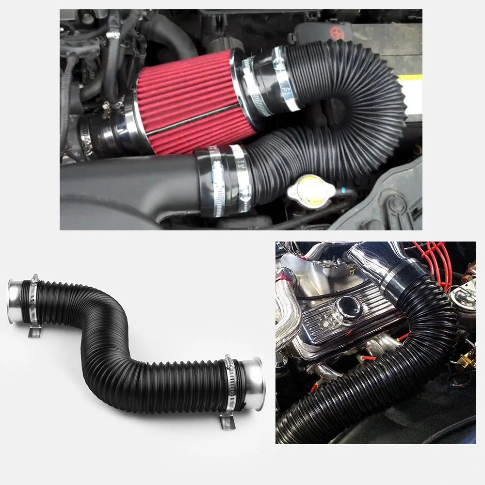 3" Multi Flexible Adjustable Car Ram/cold Air Intake Piping Turbo Duct