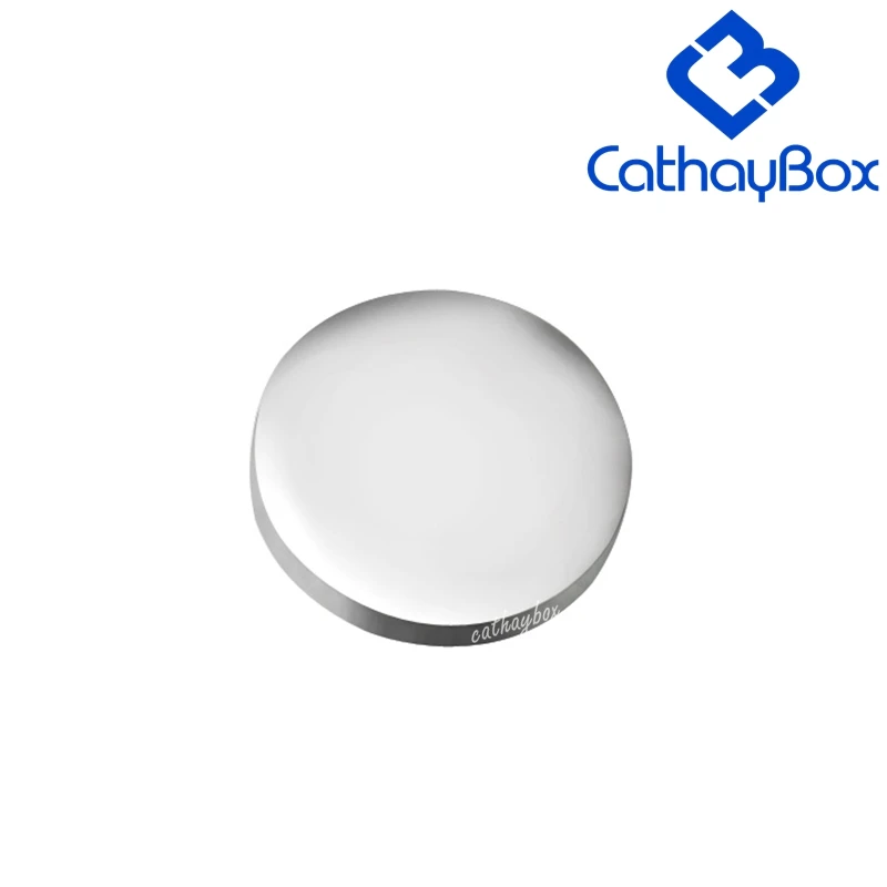 

Personalized Father's Day Gift Golf Marker Round High Polished Silver Tone Stainless Steel Blank Charm