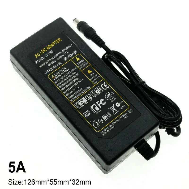 12V 1A 2A 3A 5A 6A 8A 10A AC100-240V преобразователь переменного тока в постоянный, Питание адаптер конвертер Зарядное устройство для Светодиодные ленты светильник 5050 5730 2835 3014