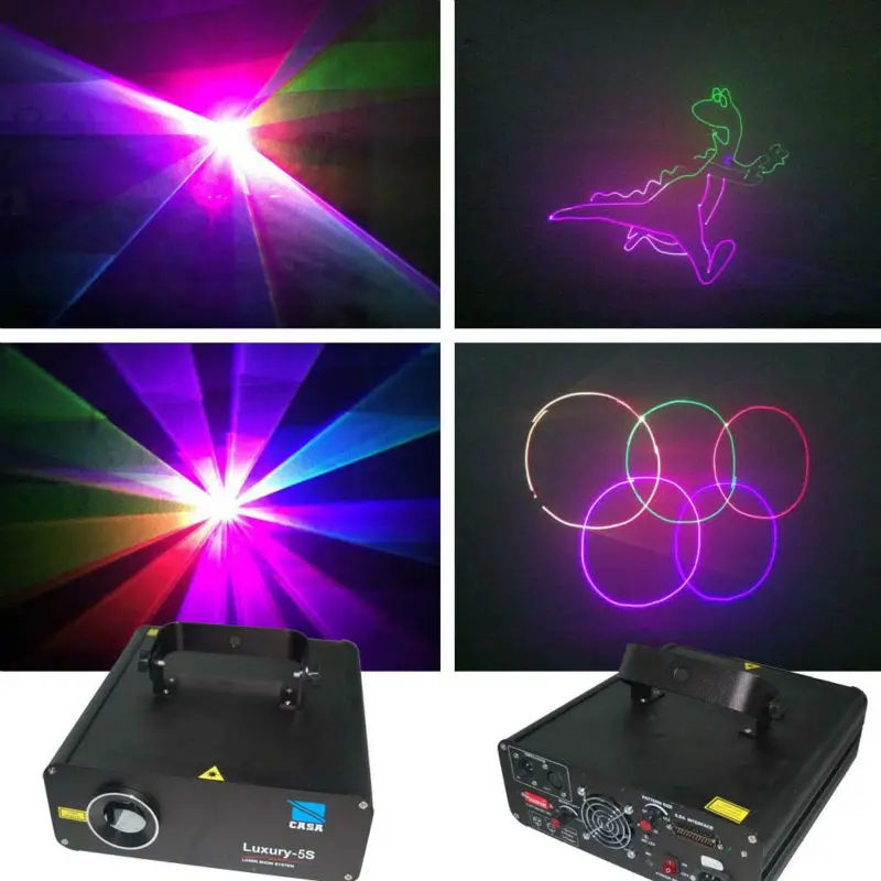 China laser disco light 100mW Green+200mW 405 Violet+200mW Red moving head