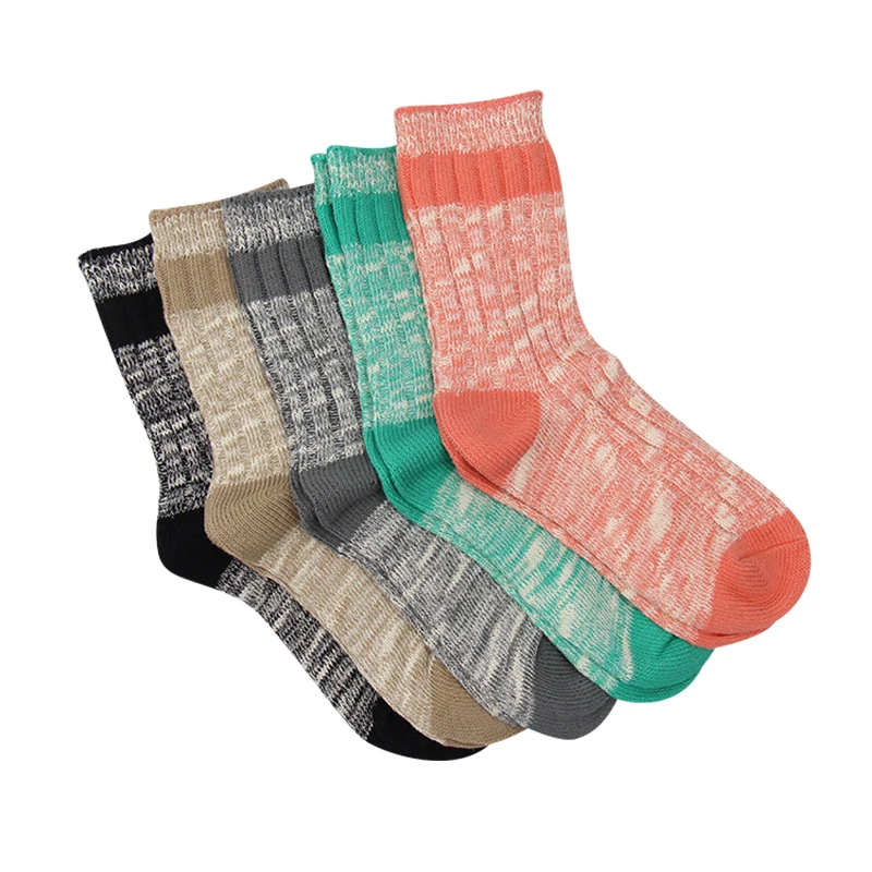 Winter Socks Woman Breathable Sweat Absorb Retro Socks For Woman Thick