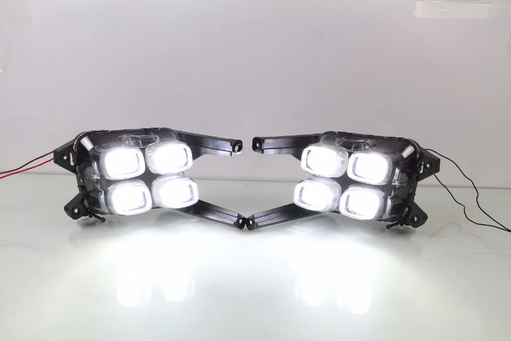 Qirun led drl дневные ходовые огни для Kia KX5- с беспроводным управлением
