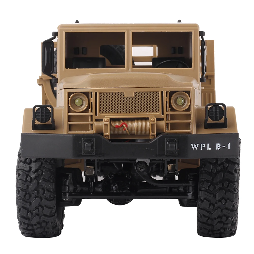 WPL RC грузовик 1/16 2 4G 6WD Гусеничный внедорожник 1:16 мини военный RTR четырехколесный