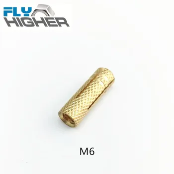 

M6X25 Brass Drop In Anchor for Concrete Structures 25pcs/pack