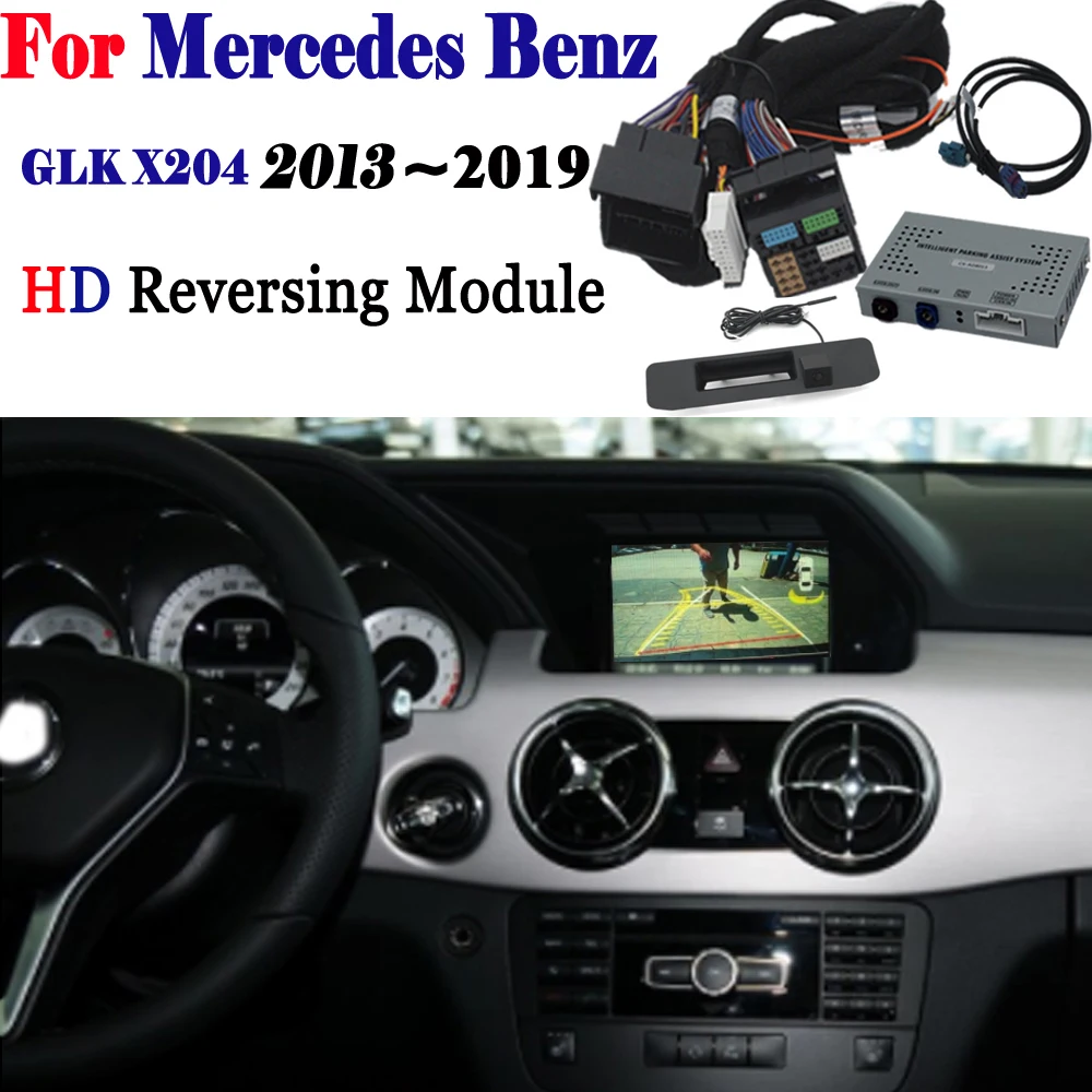 Передняя камера заднего вида для Mercedes-Benz GLK X204 2013~ адаптер экран обновление дисплей резервный декодер для камеры