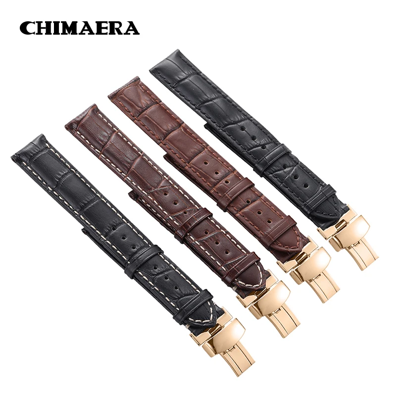 Ремешок для часов CHIMAERA из нержавеющей стали с застежкой-бабочкой 14 мм 16 мм 18 мм 19 мм 20 м 21 мм 22 мм 24 мм ремешок для часов
