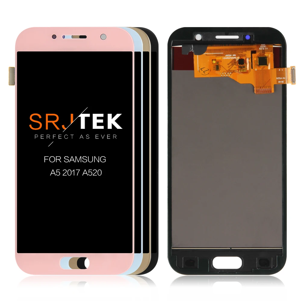 

A520f lcd For SAMSUNG GALAXY A5 2017 LCD Display A520 SM-A520F Touch Screen Digitizer Assembly Replacement A520f display