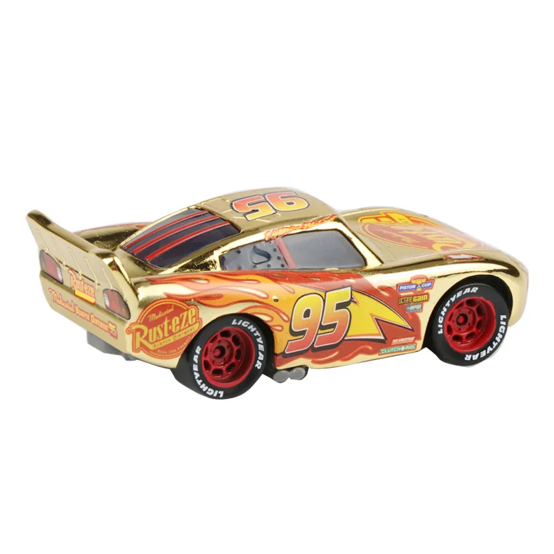 gold lightning mcqueen cars 3