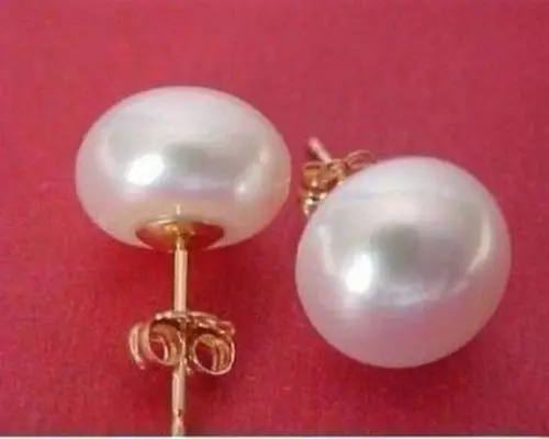 

jewerly Free Shipping NEW PERFECT 10-11 MM WHITE AKOYA PEARLS EARRING