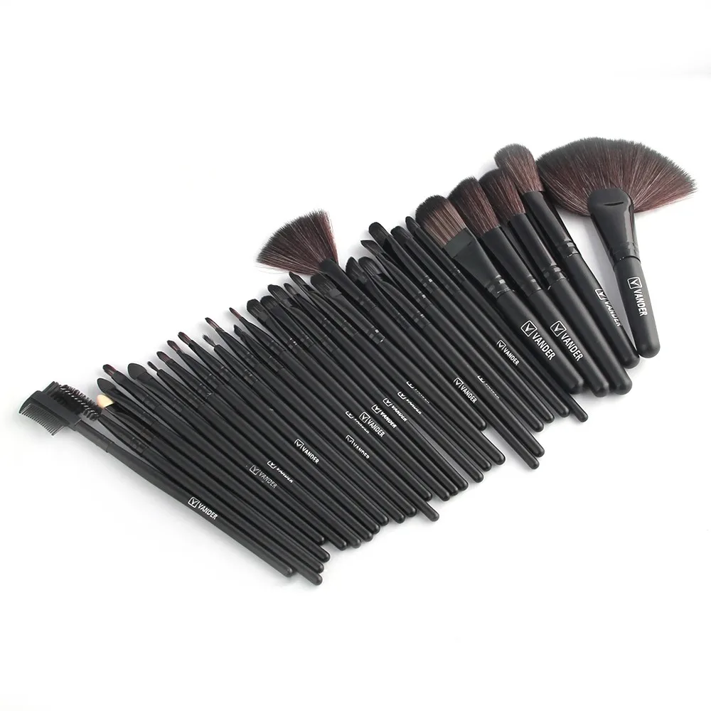 Professional 32 pcs Makeup Brush Set Tools Make-up Toiletry Kit Powder Foundation Synthetic Hair Brushes Set pinceaux maquillage (21)