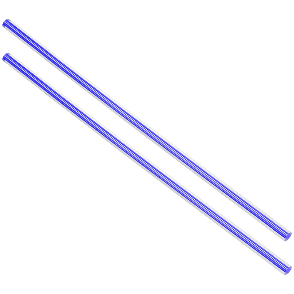 uxcell 6mmx250mm Spiral Light Blue Line Solid Acrylic Round Rod PMMA Bar 2pcs uxcell 6mmx250mm Spiral Light Blue Line Solid Acrylic Round Rod PMMA Bar 2pcs