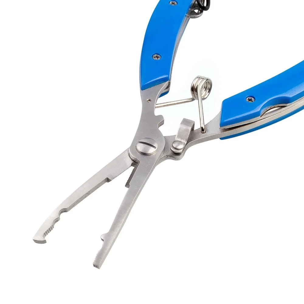 Fishing Pliers Stainless Steel Tools with Sheath Lanyard 6.7in 3 Color Available