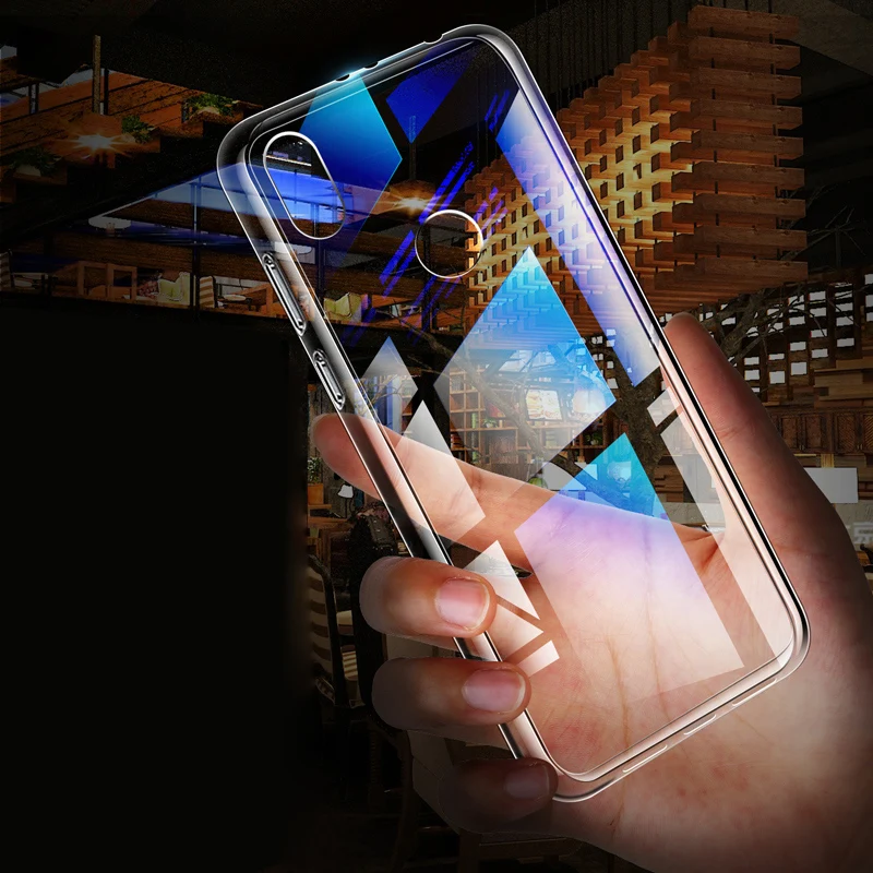 Прозрачный чехол для Xiaomi Redmi Note 6 Pro 5 Plus 4 4X 4A 5A 6A S2 Mi Play A1 A2 Mi8 lite из ТПУ силиконовый