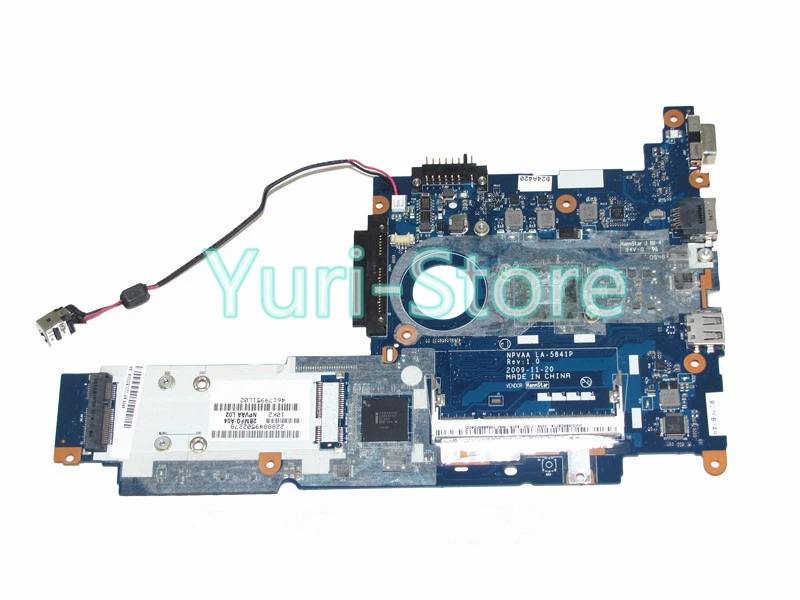 

NOKOTION for toshiba mini nb305 nb305-n310 laptop motherboard K000091070 LA-5841P REV 1.0 N455 CPU DDR2