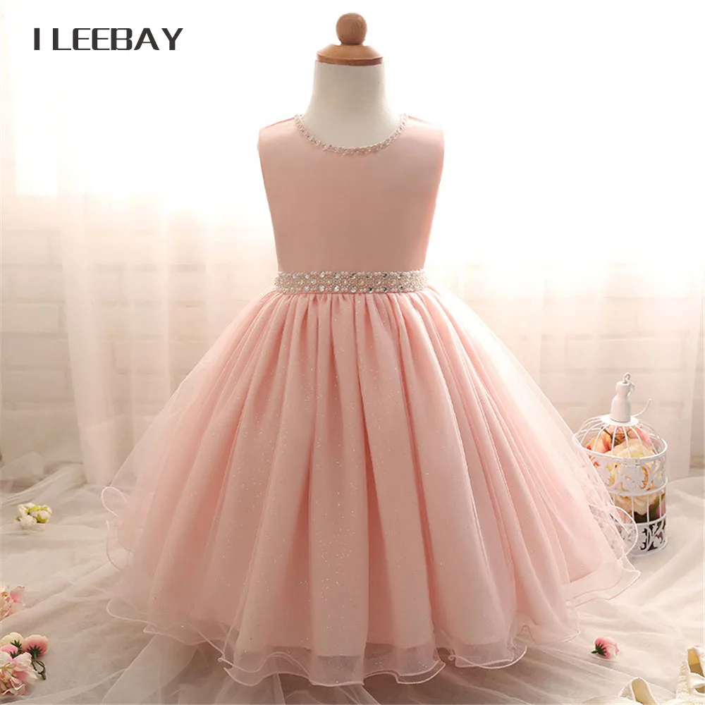 SALE Baby Girls Evening Dress Kids Sequins Lace Princess Dress with