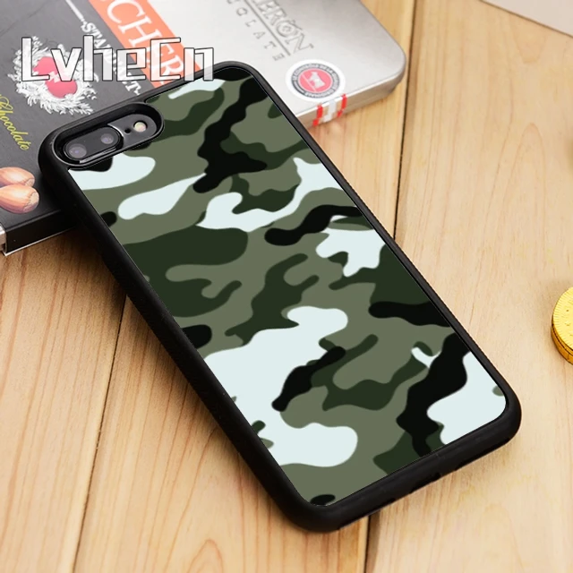 

LvheCn Camo Camouflage Pattern Phone Case Cover For iPhone 5 5s SE 5C 6 6s 7 8 X Samsung Galaxy S5 S6 S7 edge S8 S9 plus note 8