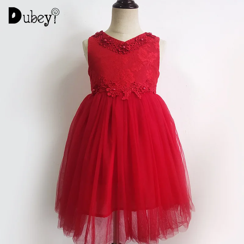 

Elegant Flower Girl Pageant Dress Evening Prom Costume for Birthday Wedding Party Summer Sundress for Girl 4-10 Years Old