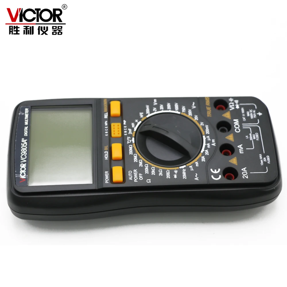 Цифровой мультиметр Victor VC9805A + 2000 отсчетов тестер температуры|victor vc9805a|digital