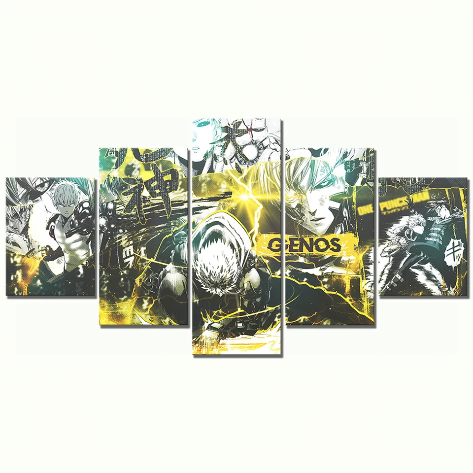 5-unidades-HD-de-dibujos-animados-arte-dibujo-un-golpe-hombre-Genos-Anime-Cartel-de-la (2)