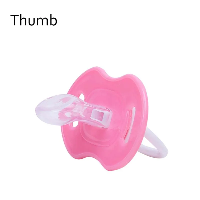 Brand Newborn Kids Baby Orthodontic Dummy Pacifier Silicone Teat Nipple Soothers Thumb/Nipple Pacifier Over 3 Months