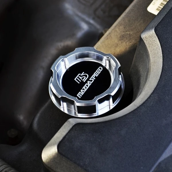 Silver Aluminum ENGINE Oil Cap for MAZDASPEED MAZDA 2 MAZDA 3 Axela