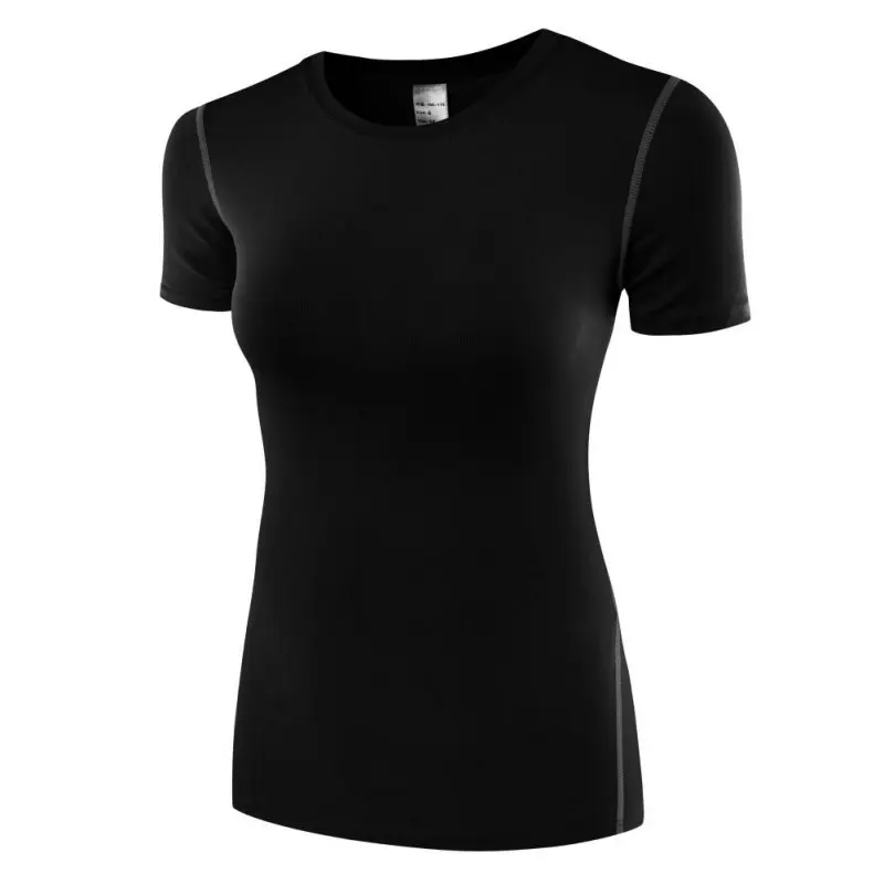 Women Quick Dry Running Sports Short Sleeve T Shirt Women Professional ...