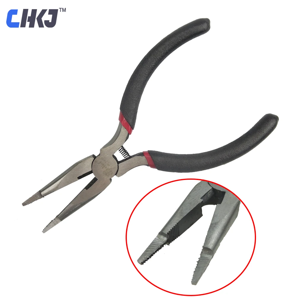

CHKJ 12cm Length Portable Mini Needle Nose Pliers For Fixing Pins Locksmith Supplies (with Teeth) Free Shipping