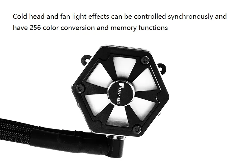 Jonsbo TW-120 RGB цвет 120 радиатор водяного охлаждения двойной режим Пряжка многоплатформенная поддержка