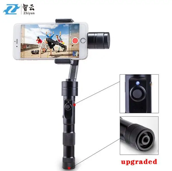 Dhl ems освобождает zhiyun/zhiyun z1 гладкой-c/z1 гладкой c плюс 3 оси бесщеточный ручной gimbal стабилизатор для iphone 6 плюс