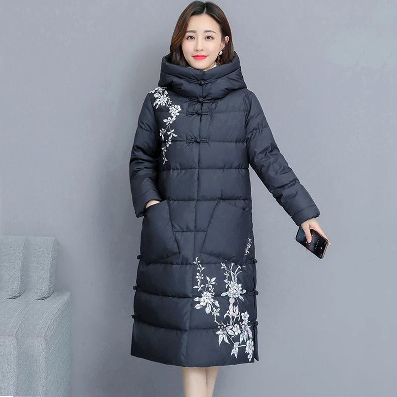 Aliexpress.com : Buy Long black parka women jacket hooded