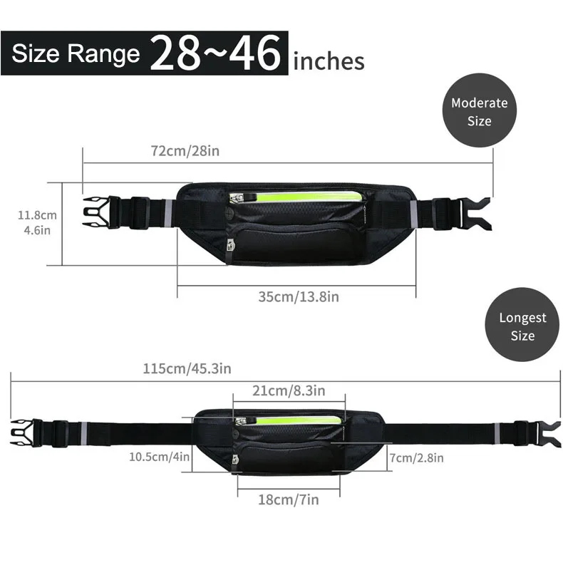 Спортивный пояс для бега, поясная сумка для гидратации, сумка для бега, сумка для воды, сумка на пояс для мужчин и женщин, для тренажерного зала, фитнеса, велоспорта, сумка для денег