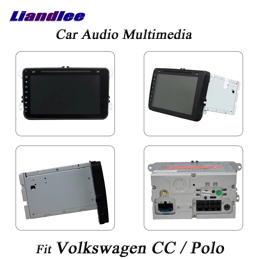 Perfect Liandlee Car Android System For Volkswagen CC / Polo Radio BT Wifi CD DVD Player GPS Nav Navi Navigation HD Screen Multimedia 4