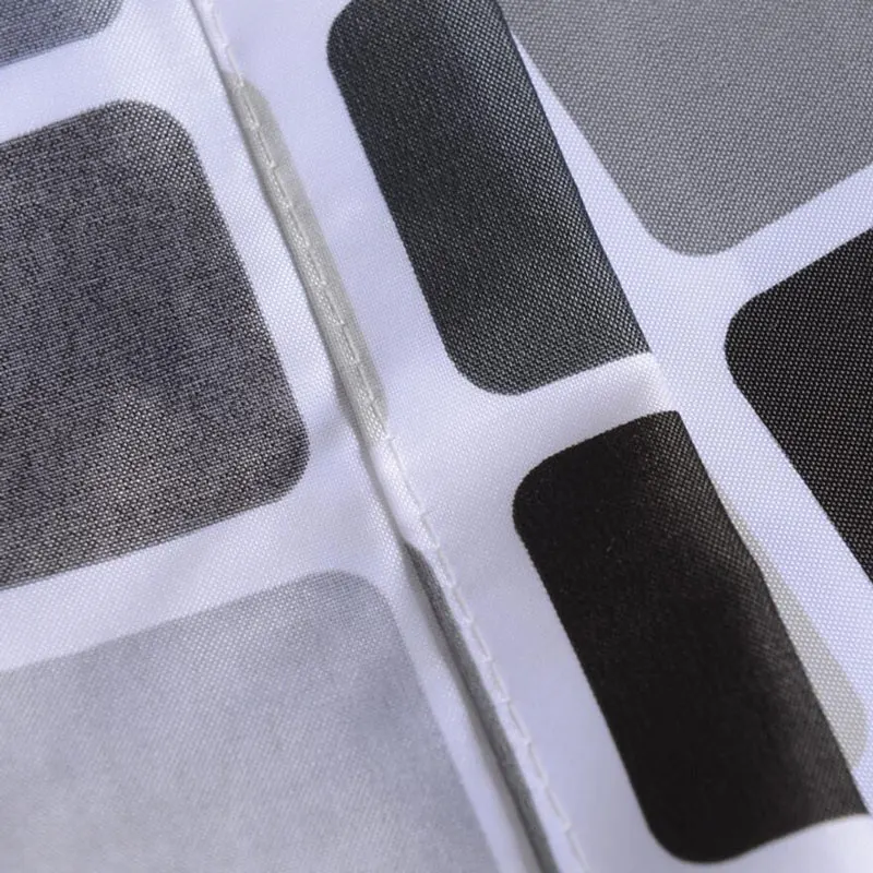 ماء حمام دش الستار مع 12 خطاف فسيفساء المطبوعة البوليستر ستائر عالية الجودة حمام الاستحمام ل تزيين المنزل