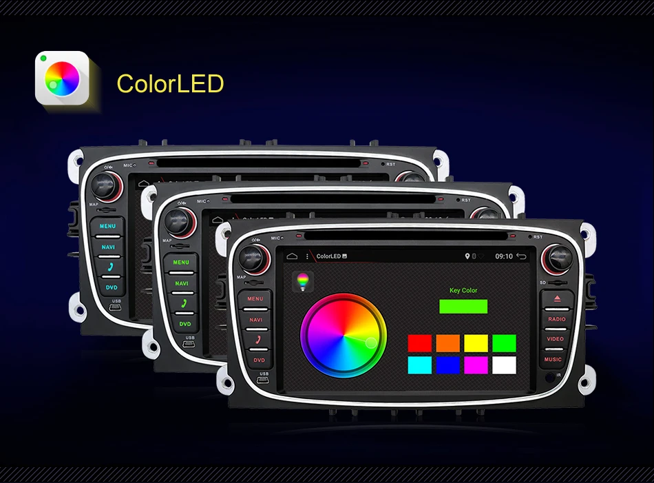 Cheap Bosion Android 9.0 Car Multimedia Player GPS 2 Din Octa Core car dvd for FORD/Focus/S-MAX/Mondeo/C-MAX/Galaxy wifi car radio GPS 3