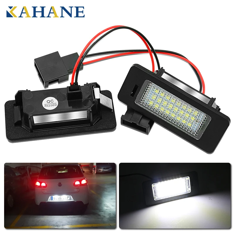 KAHANE 2x Светодиодный светильник для номерного знака автомобиля 24 SMD СВЕТОДИОДНЫЙ
