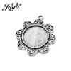 JUYA 10pcs/lot 25mm Ancient Cabochon Base Tray Bezel Blank Setting For Pendant Necklace DIY Jewelry Making Findings jewellery ► Photo 2/6