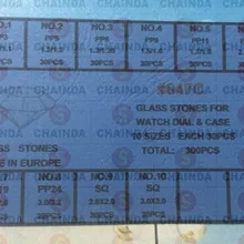 1 комплект 300 шт стеклянные камни для часов корпус Корона Циферблат Браслет бриллиантовый круглый квадратный