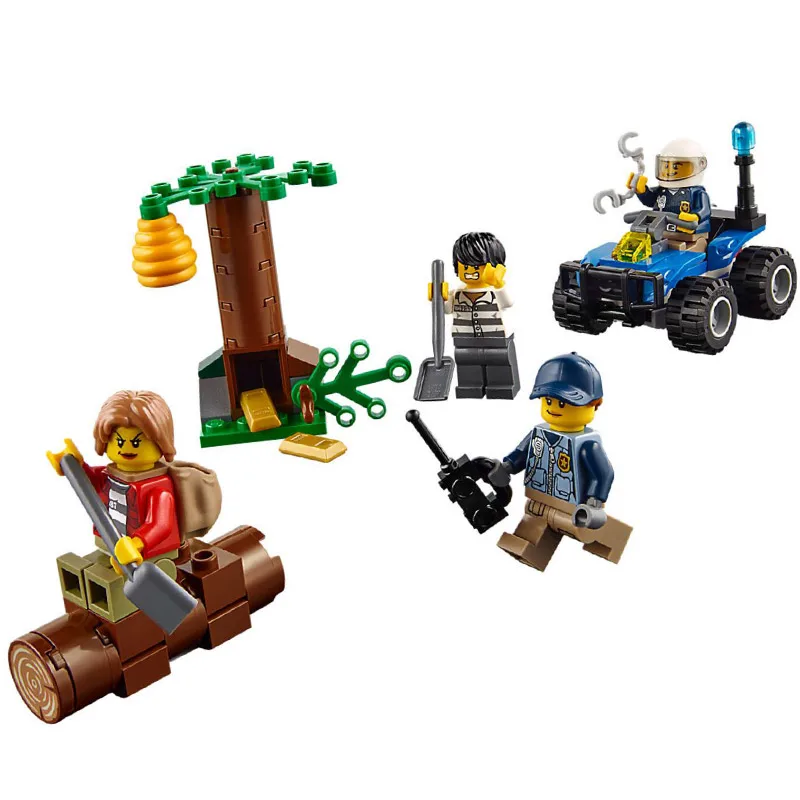 

Bela 10860 City Series Police Officers Mountain Fugitives Model Building Block Bricks Toys Compatible With Legoings City 60171