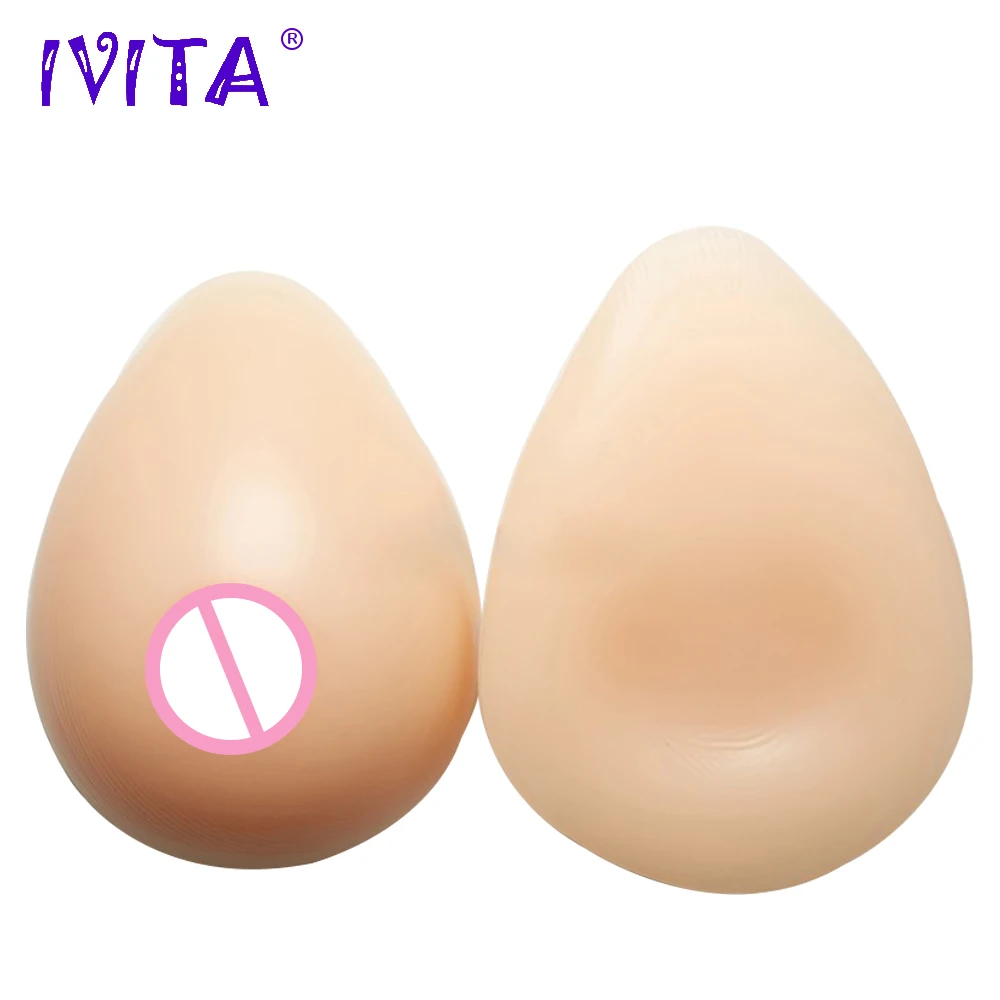 

IVITA 4100g Realistic False Breast Silicone Breast Forms For Sexy Crossdresser Drag Queen Female Shemale Mastectomy Gift